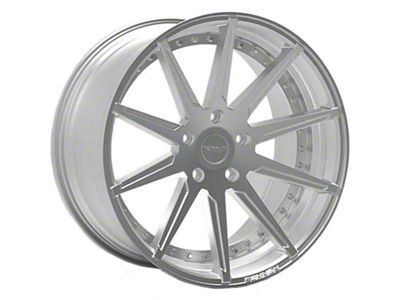 Rennen CSL-6 Silver Machined with Chrome Bolts Wheel; 20x9 (10-15 Camaro)